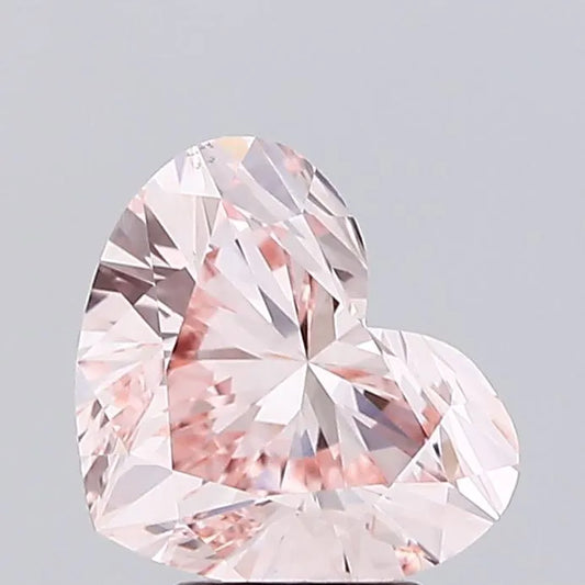 3.53ct Heart Lab Grown Diamond (Colour Fancy Intense Pink, Clarity VS1, IGI Certified)