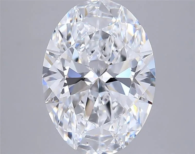 3.53ct Oval Lab Grown Diamond (Colour D, Clarity VVS1, IGI Certified)