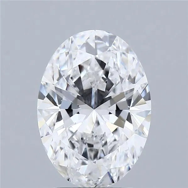 3.53ct Oval Lab Grown Diamond (Colour D, Clarity VVS2, IGI Certified)