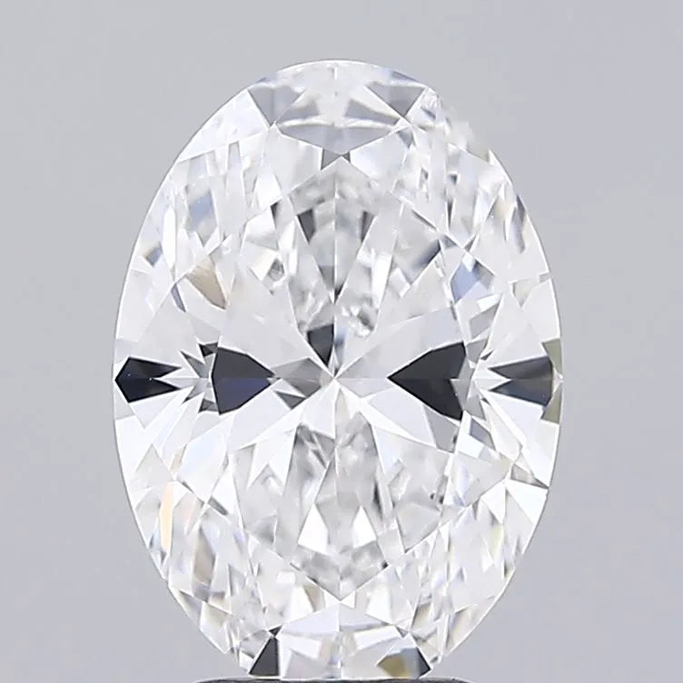 3.53ct Oval Lab Grown Diamond (Colour D, Clarity VVS2, IGI Certified)
