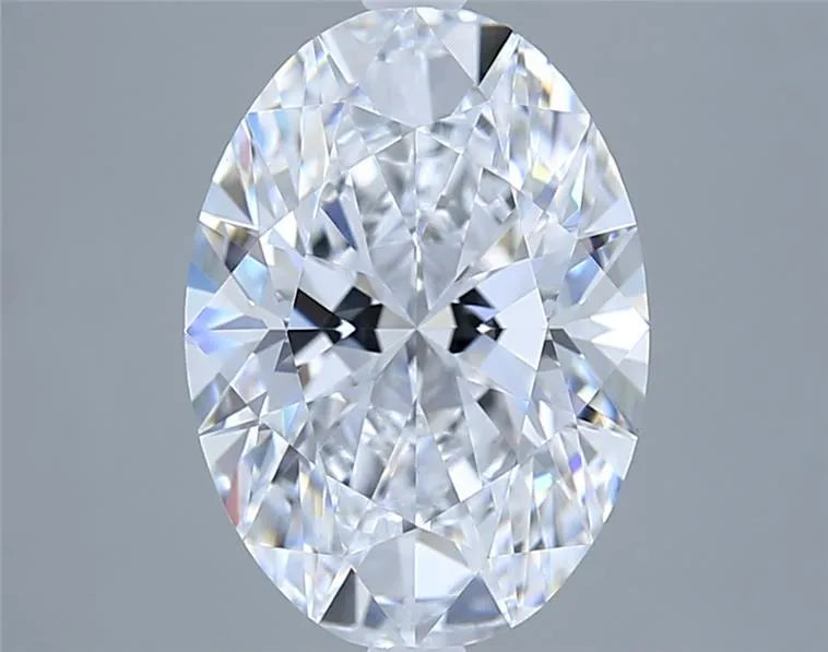 3.53ct Oval Lab Grown Diamond (Colour E, Clarity VVS1, IGI Certified)