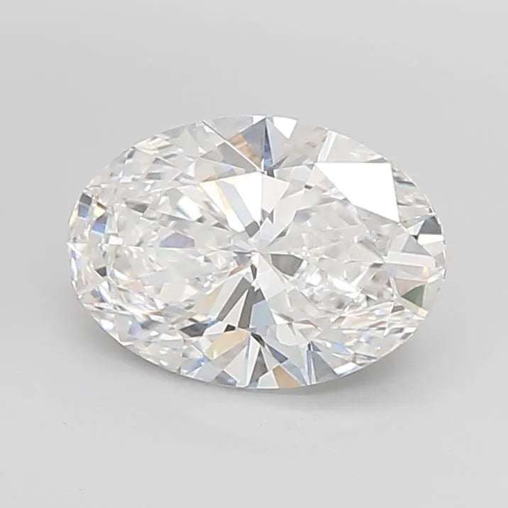 3.53ct Oval Lab Grown Diamond (Colour E, Clarity VVS2, IGI Certified)