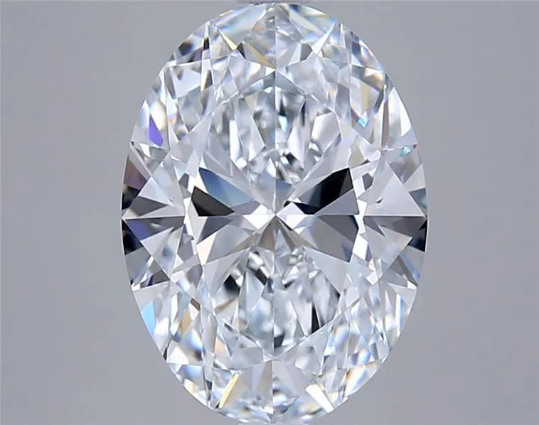 3.53ct Oval Lab Grown Diamond (Colour E, Clarity VVS2, IGI Certified)