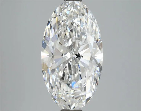 3.53ct Oval Lab Grown Diamond (Colour E, Clarity VVS2, IGI Certified)