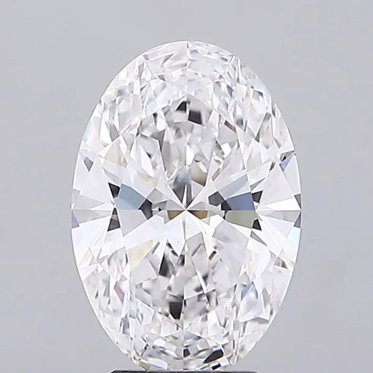 3.53ct Oval Lab Grown Diamond (Colour E, Clarity VVS2, IGI Certified)