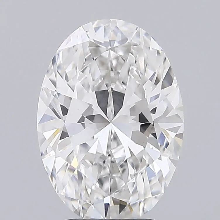3.53ct Oval Lab Grown Diamond (Colour F, Clarity VVS2, IGI Certified)