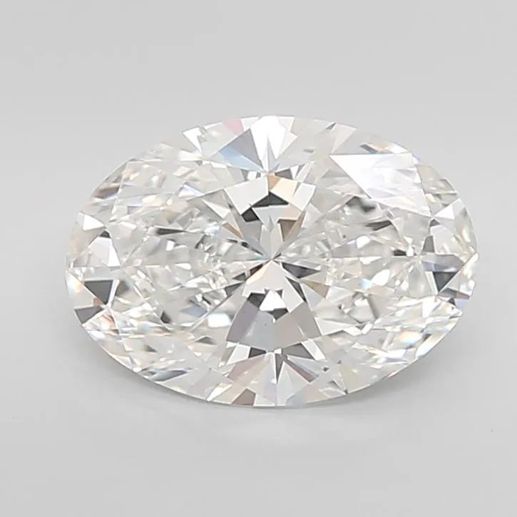 3.53ct Oval Lab Grown Diamond (Colour F, Clarity VVS2, IGI Certified)
