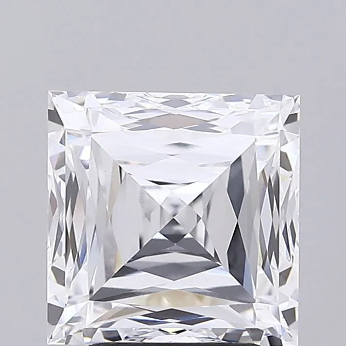 3.53ct Princess Lab Grown Diamond (Colour D, Clarity VVS2, IGI Certified)