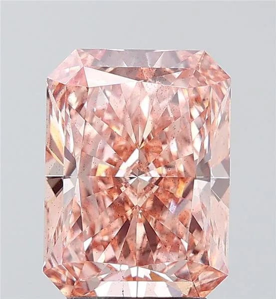 3.53ct Radiant Lab Grown Diamond (Colour Fancy Intense Brown Pink, Clarity SI1, IGI Certified)