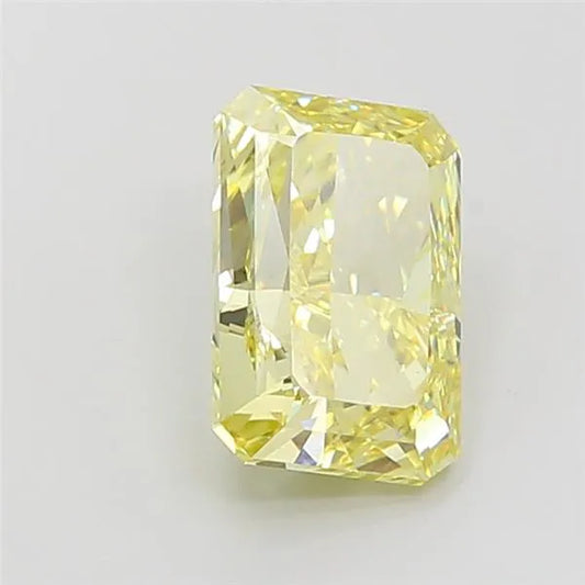 3.53ct Radiant Lab Grown Diamond (Colour Fancy Intense Yellow, Clarity VVS2, IGI Certified)