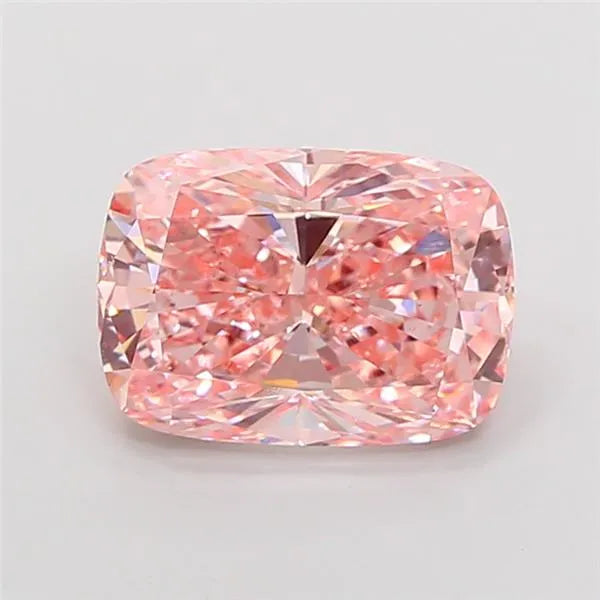 3.54ct Cushion modified Lab Grown Diamond (Colour Fancy Vivid Pink, Clarity VS1, IGI Certified)