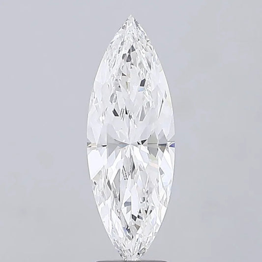 3.54ct Marquise Lab Grown Diamond (Colour F, Clarity VVS2, IGI Certified)