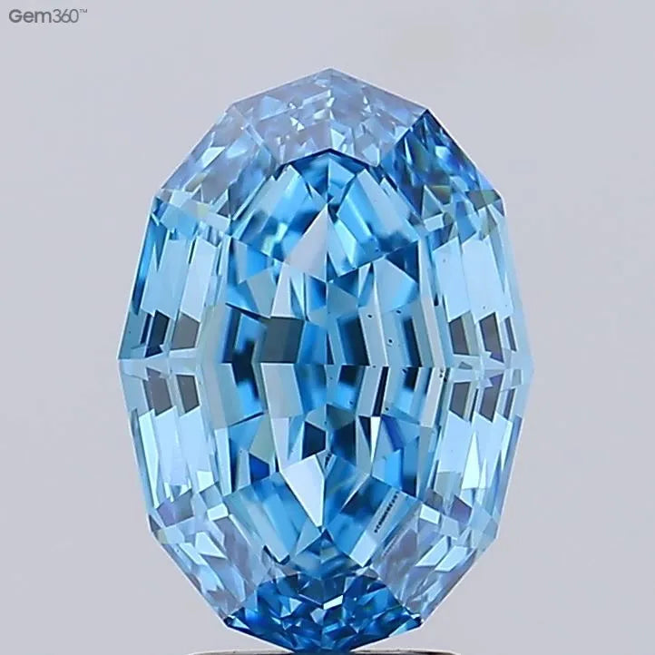 3.54ct Other Lab Grown Diamond (Colour Fancy Vivid Blue, Clarity VS1, IGI Certified)