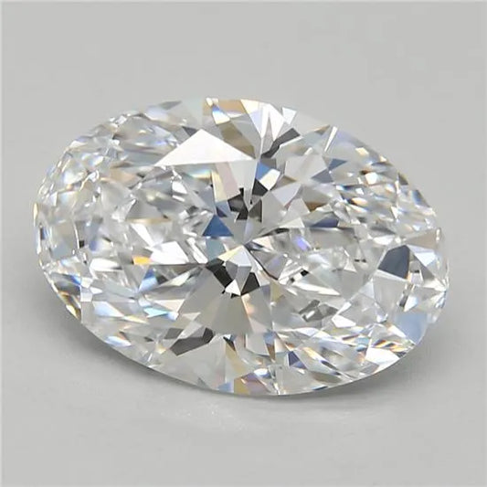 3.54ct Oval Lab Grown Diamond (Colour D, Clarity IF, GIA Certified)