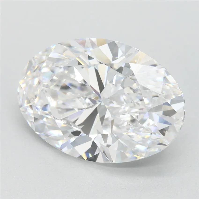 3.54ct Oval Lab Grown Diamond (Colour D, Clarity IF, IGI Certified)