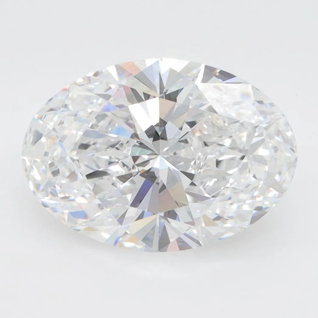 3.54ct Oval Lab Grown Diamond (Colour D, Clarity VVS1, GIA Certified)