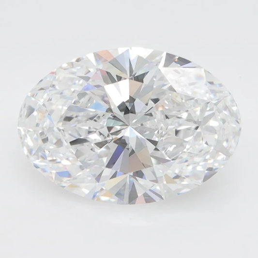3.54ct Oval Lab Grown Diamond (Colour D, Clarity VVS1, GIA Certified)