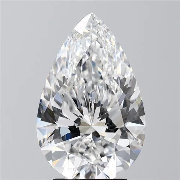 3.54ct Pear Lab Grown Diamond (Colour D, Clarity VVS2, IGI Certified)