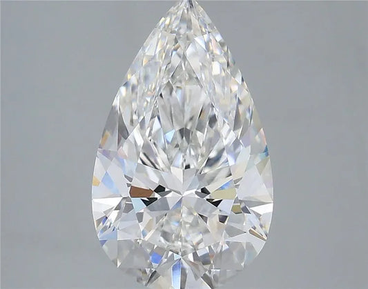 3.54ct Pear Lab Grown Diamond (Colour E, Clarity VVS2, IGI Certified)