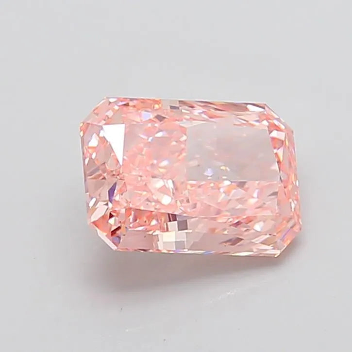 3.54ct Radiant Lab Grown Diamond (Colour Fancy Intense Pink, Clarity VS2, IGI Certified)