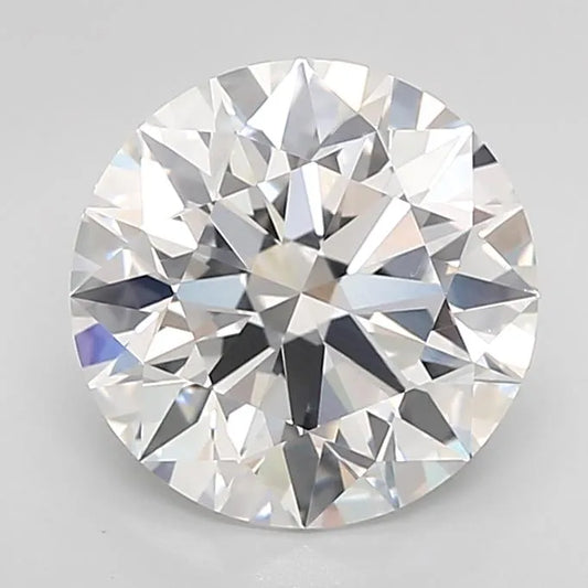 3.54ct Round Lab Grown Diamond (Colour E, Clarity VVS2, Cut ID, IGI Certified)