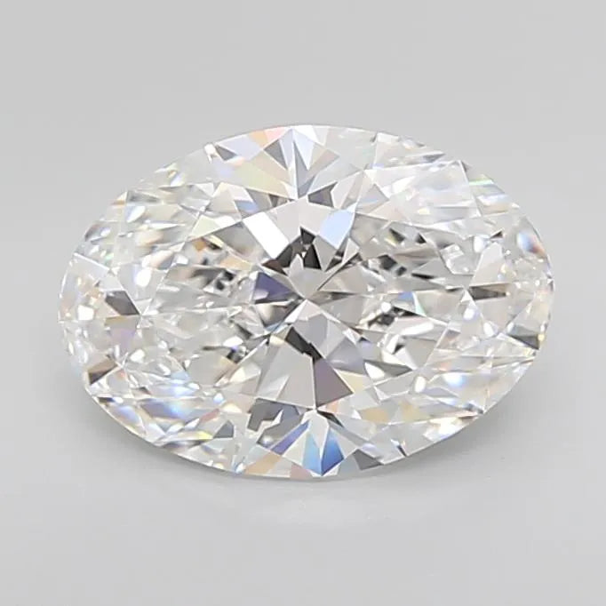 3.55ct Oval Lab Grown Diamond (Colour D, Clarity IF, Cut EX, IGI Certified)