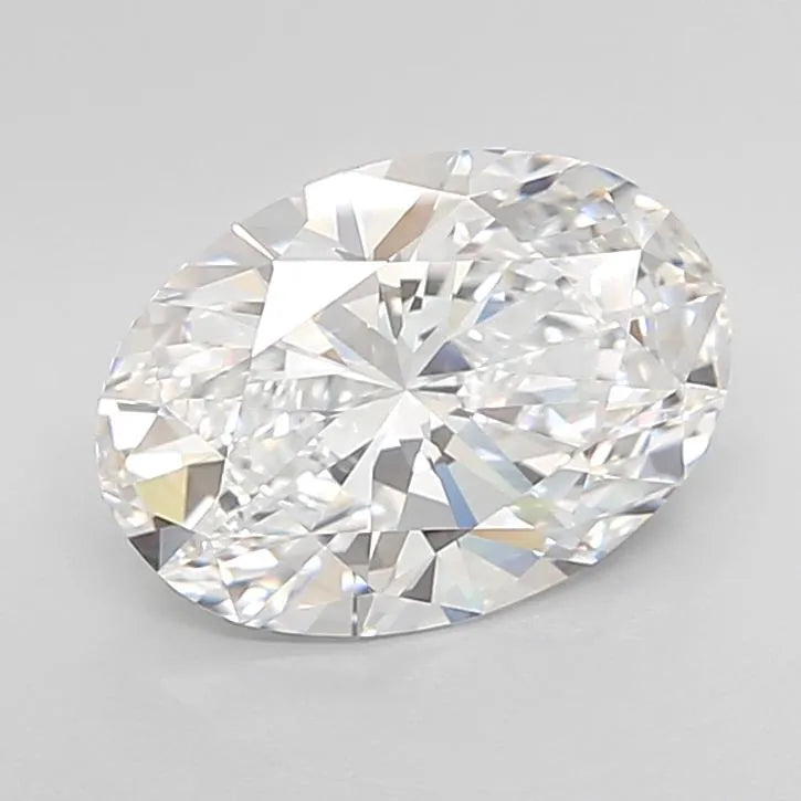 3.55ct Oval Lab Grown Diamond (Colour D, Clarity VVS1, Cut EX, IGI Certified)