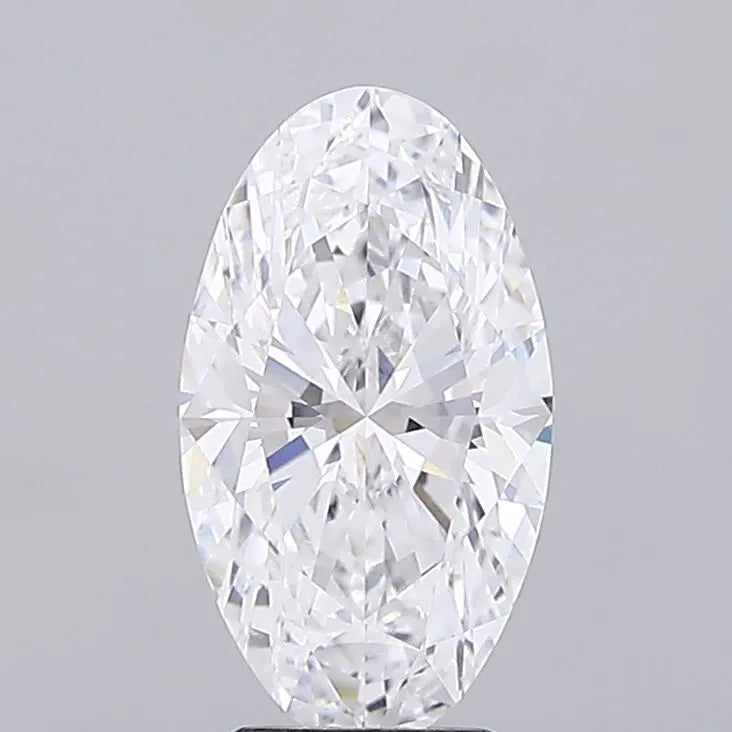 3.55ct Oval Lab Grown Diamond (Colour D, Clarity VVS2, IGI Certified)