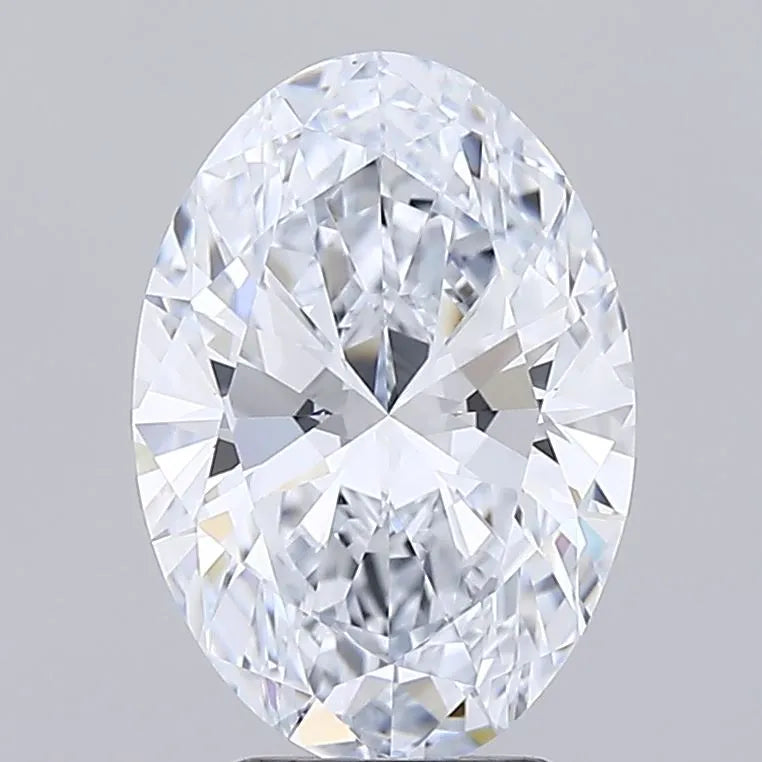 3.55ct Oval Lab Grown Diamond (Colour E, Clarity IF, IGI Certified)