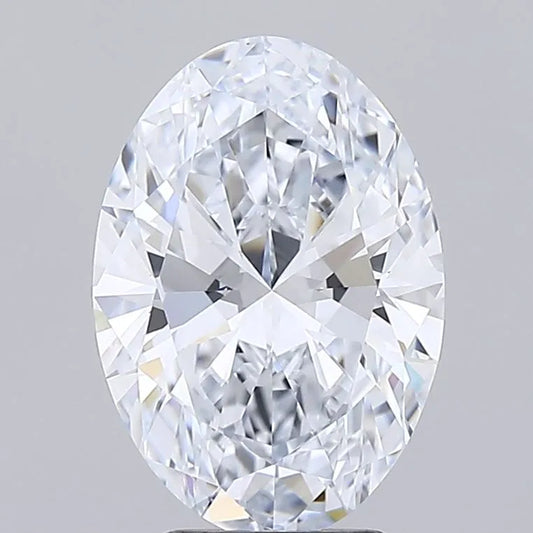 3.55ct Oval Lab Grown Diamond (Colour E, Clarity IF, IGI Certified)
