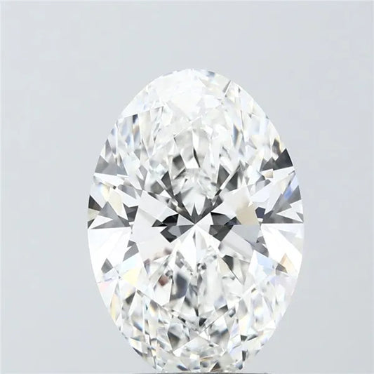 3.55ct Oval Lab Grown Diamond (Colour E, Clarity VVS1, IGI Certified)