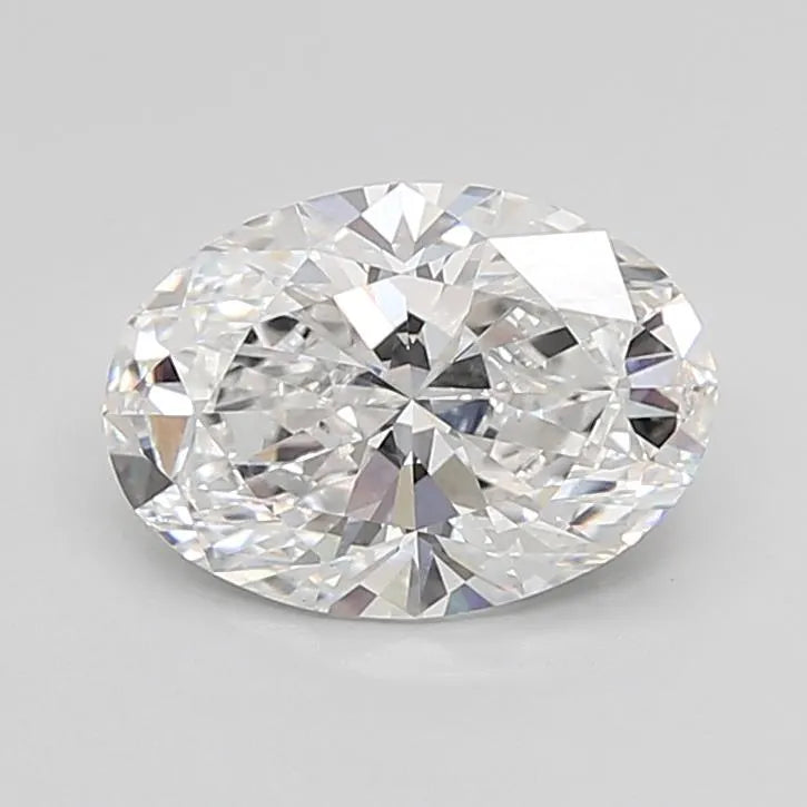 3.55ct Oval Lab Grown Diamond (Colour E, Clarity VVS2, IGI Certified)