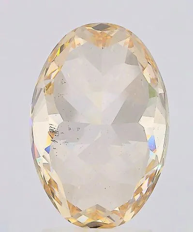 3.55ct Oval Lab Grown Diamond (Colour Fancy Intense Yellow, Clarity SI1, IGI Certified)