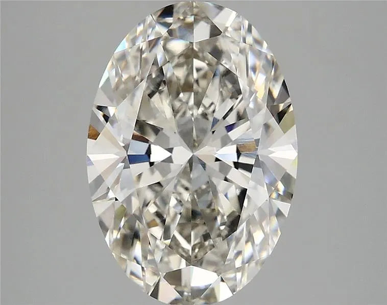 3.55ct Oval Lab Grown Diamond (Colour H, Clarity VVS2, IGI Certified)
