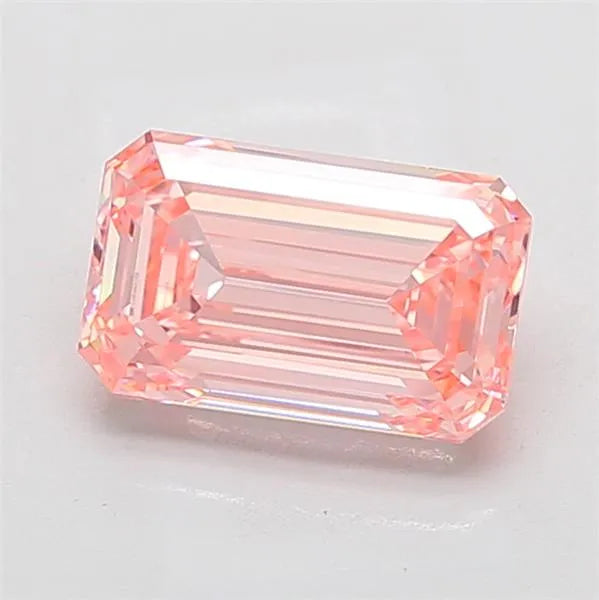 3.56ct Emerald Lab Grown Diamond (Colour Fancy Intense Pink, Clarity VVS2, IGI Certified)
