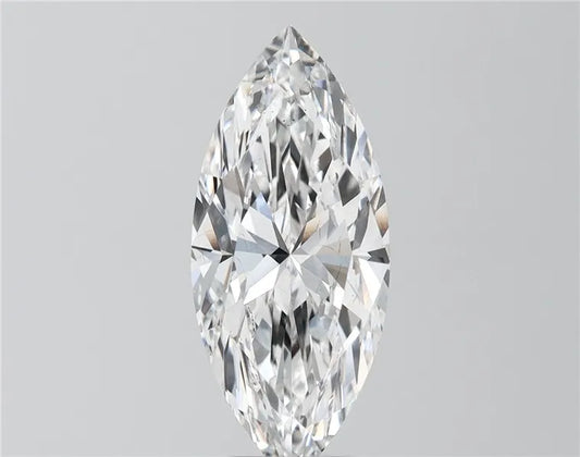 3.56ct Marquise Lab Grown Diamond (Colour E, Clarity VS2, IGI Certified)