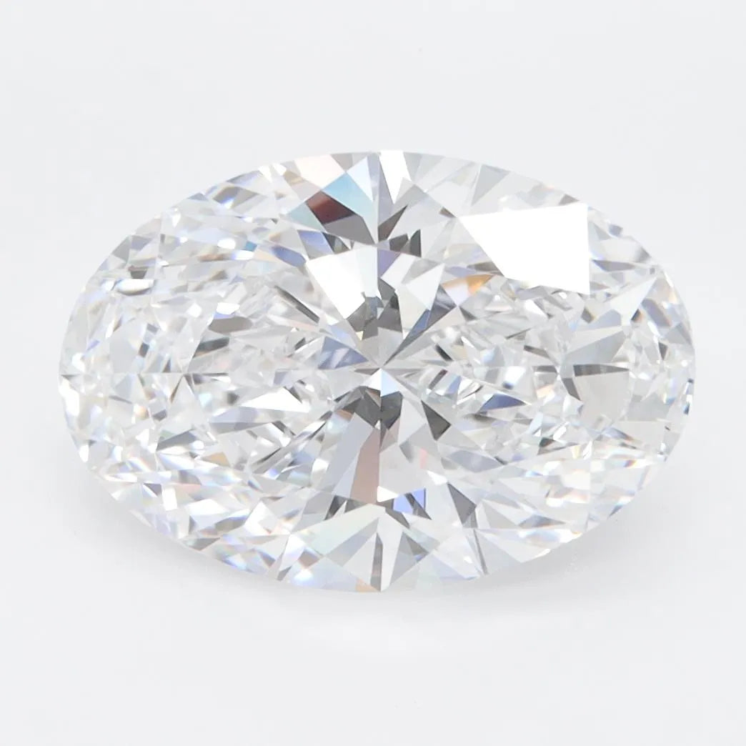 3.56ct Oval Lab Grown Diamond (Colour D, Clarity VVS1, GIA Certified)