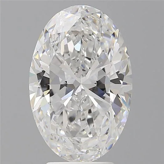3.56ct Oval Lab Grown Diamond (Colour D, Clarity VVS1, IGI Certified)