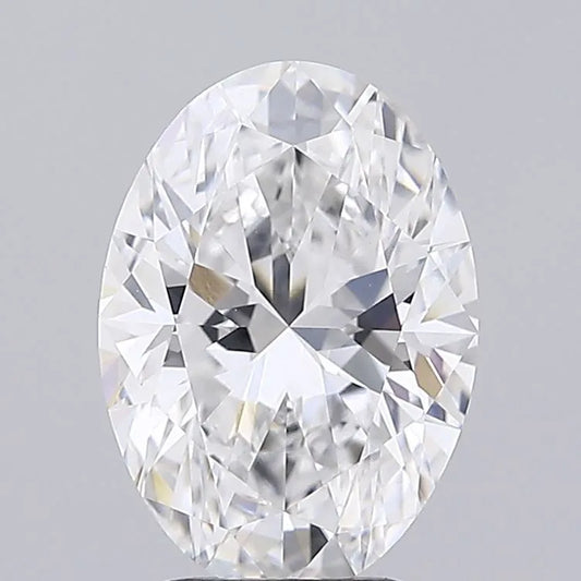 3.56ct Oval Lab Grown Diamond (Colour E, Clarity VVS2, IGI Certified)