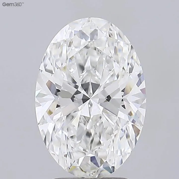 3.56ct Oval Lab Grown Diamond (Colour F, Clarity VVS1, IGI Certified)