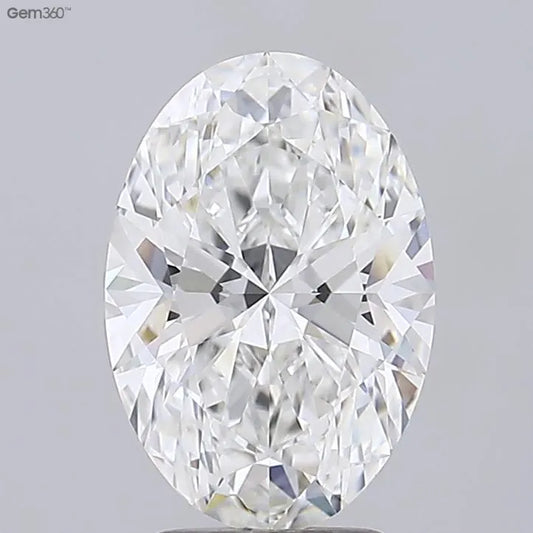 3.56ct Oval Lab Grown Diamond (Colour F, Clarity VVS1, IGI Certified)