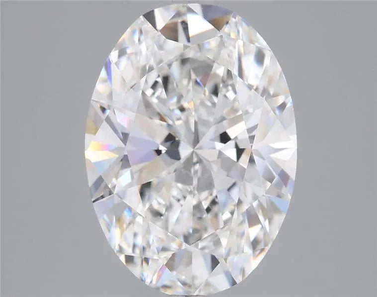 3.56ct Oval Lab Grown Diamond (Colour F, Clarity VVS2, IGI Certified)