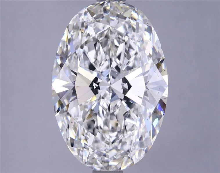 3.56ct Oval Lab Grown Diamond (Colour G, Clarity VS2, IGI Certified)