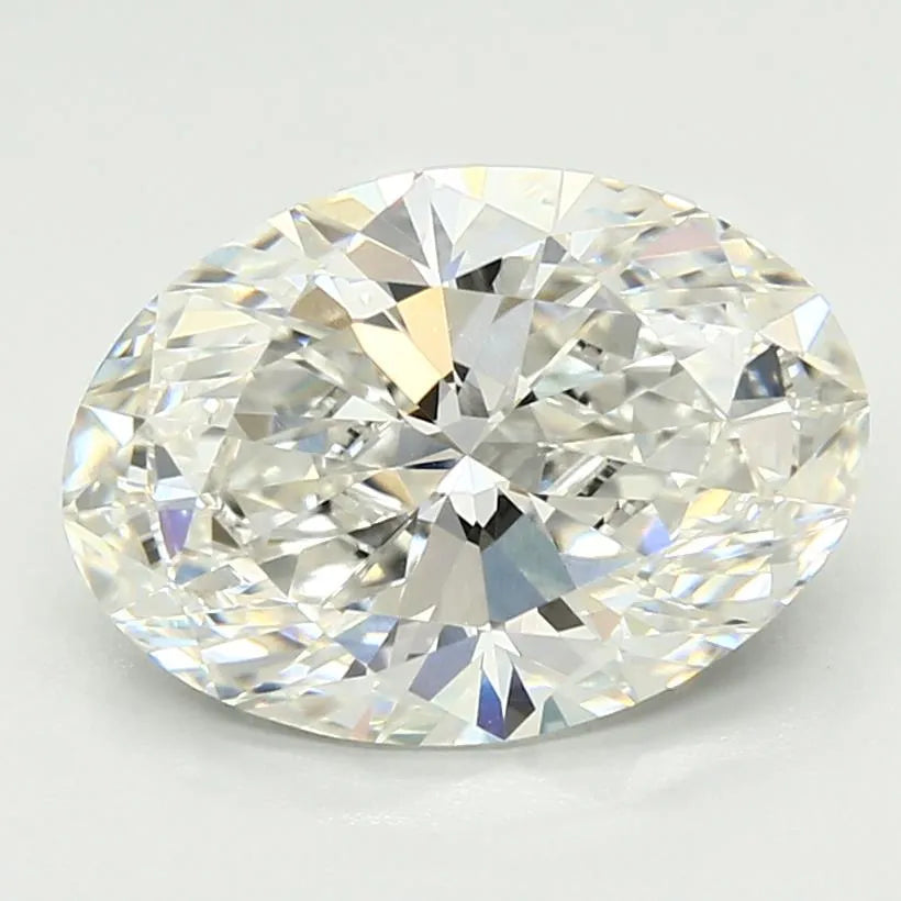 3.56ct Oval Lab Grown Diamond (Colour G, Clarity VVS2, Cut EX, IGI Certified)