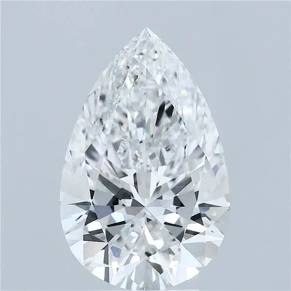 3.56ct Pear Lab Grown Diamond (Colour E, Clarity VVS2, IGI Certified)