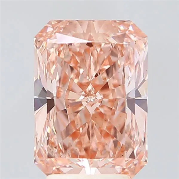 3.56ct Radiant Lab Grown Diamond (Colour Fancy Intense Brownish Pink, Clarity VS2, IGI Certified)