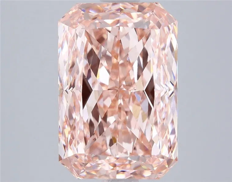 3.56ct Radiant Lab Grown Diamond (Colour Fancy Intense Pink, Clarity VS1, IGI Certified)