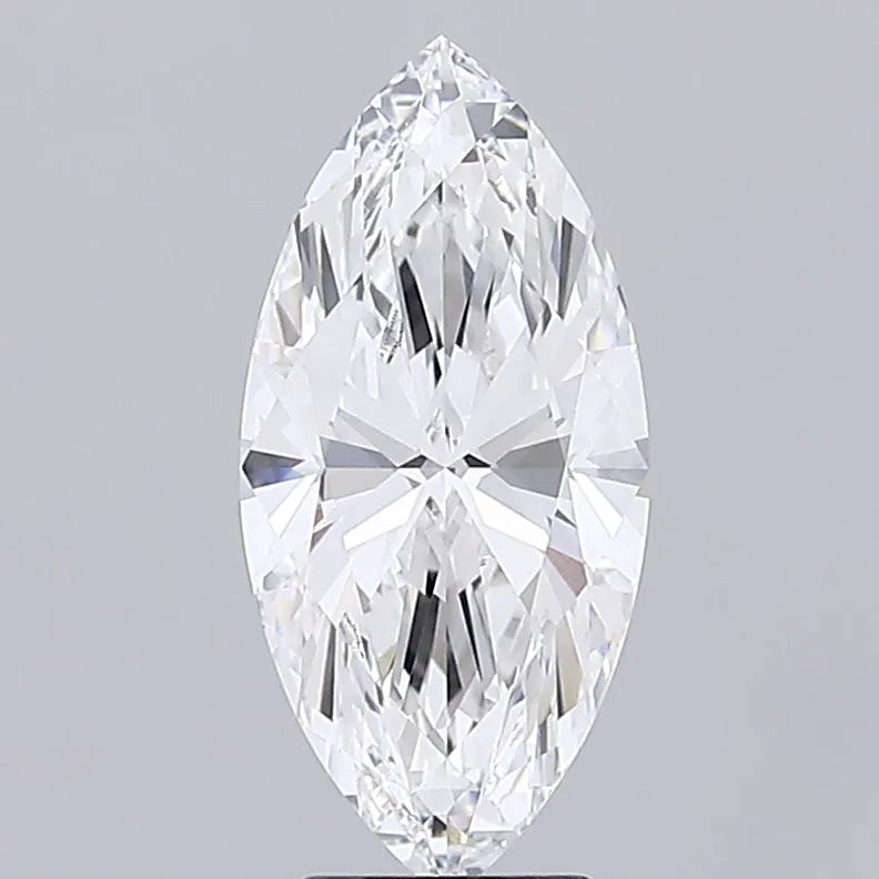 3.57ct Marquise Lab Grown Diamond (Colour D, Clarity VVS1, IGI Certified)