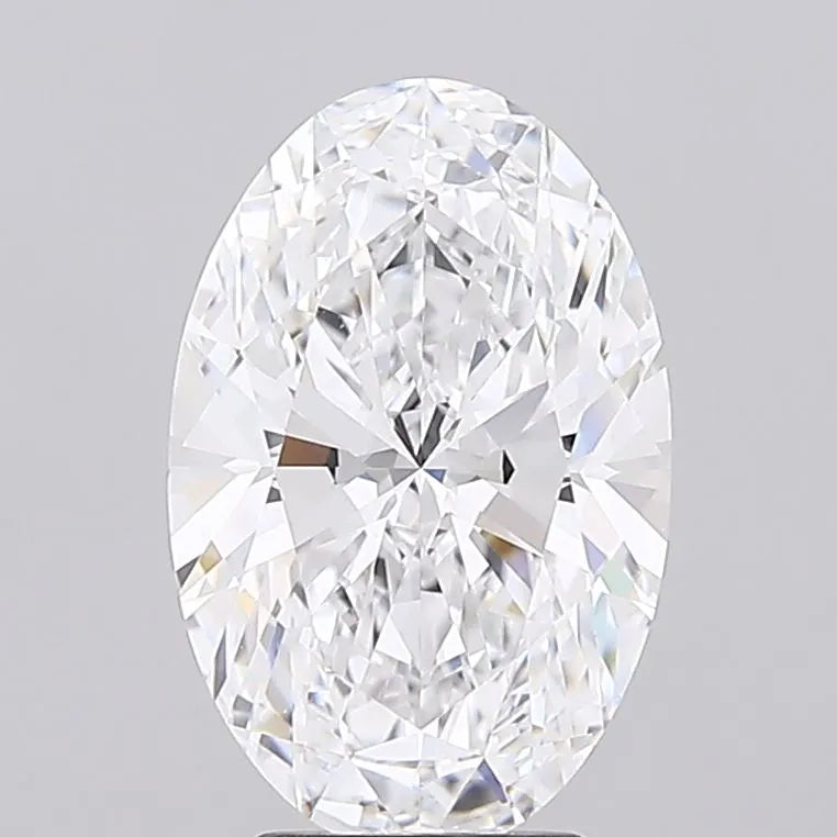 3.57ct Oval Lab Grown Diamond (Colour D, Clarity IF, IGI Certified)