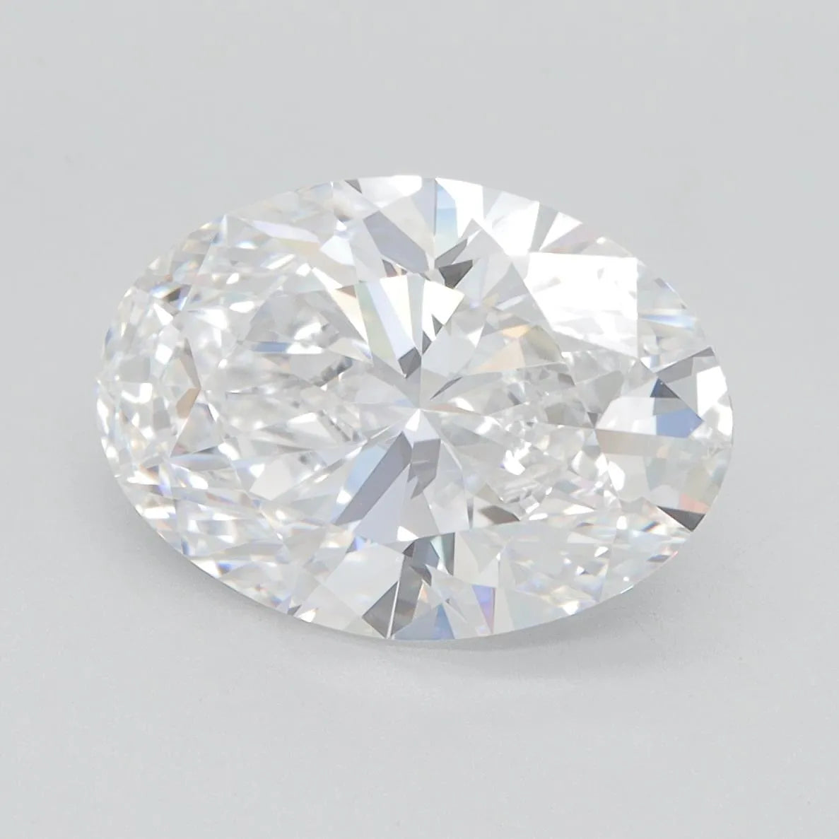 3.57ct Oval Lab Grown Diamond (Colour D, Clarity VVS1, GIA Certified)